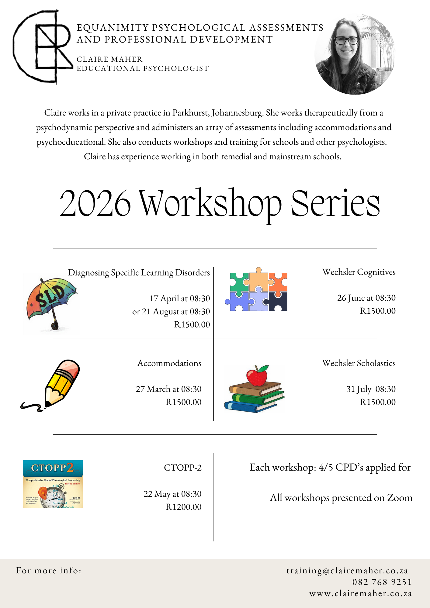 2026 Workshop series